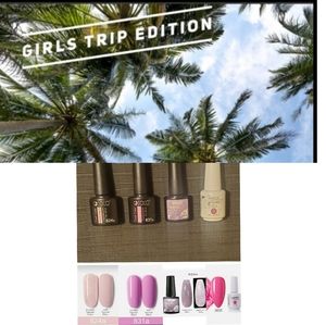 Girls Trip Edition: "Think Pink" Solid & Reflective Glitter Gel Polish Set
